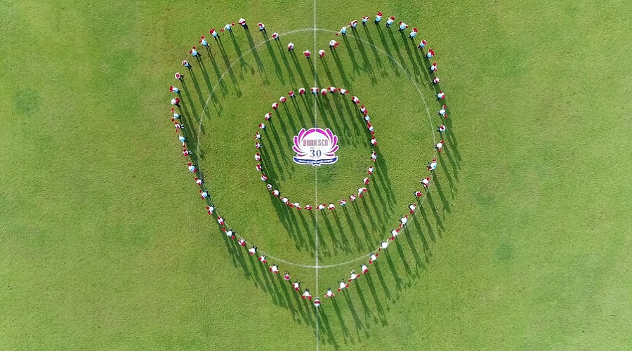 HOẠT ĐỘNG CHÀO MỪNG 30 NĂM THƯƠNG HIỆU DOMESCO (ĐIỆU NHẢY FLASHMOB)