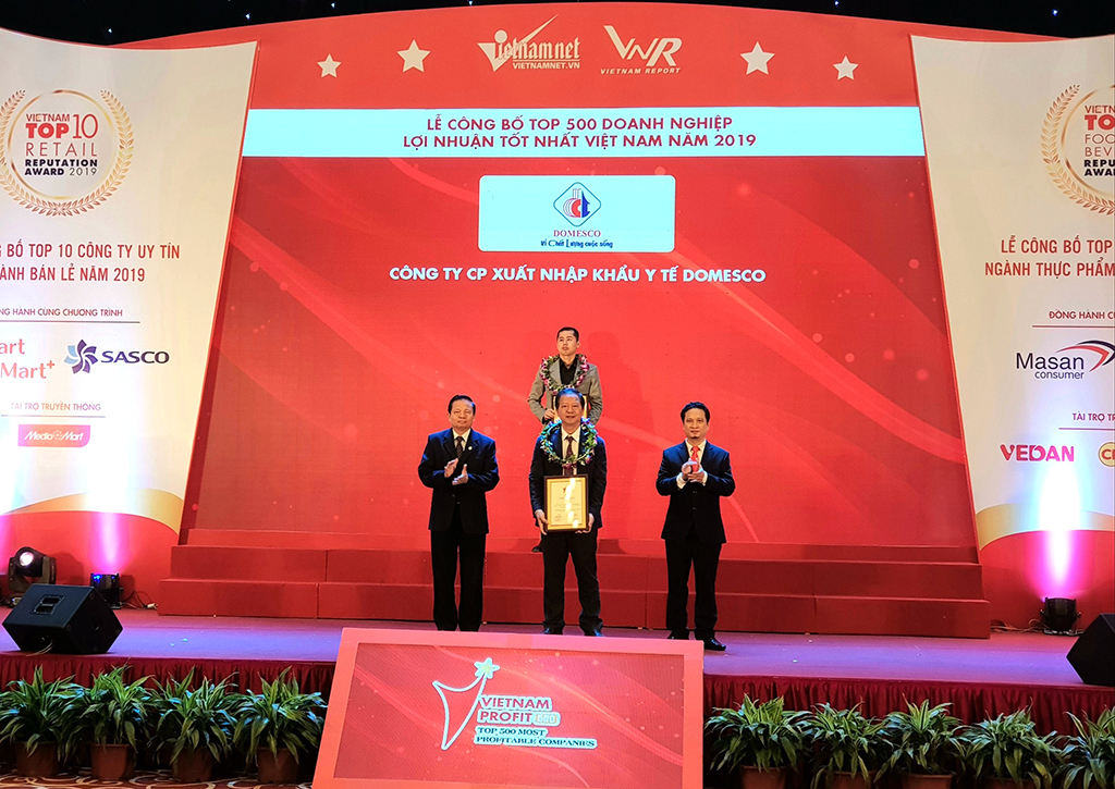 DOMESCO ĐẠT LỢI NHUẬN TỐT NHẤT VIỆT NAM TRONG 03 NĂM LIÊN TIẾP