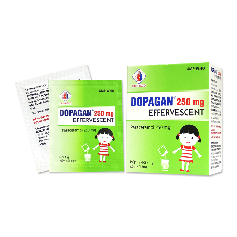 DOPAGAN 250MG EFFERVESCENT