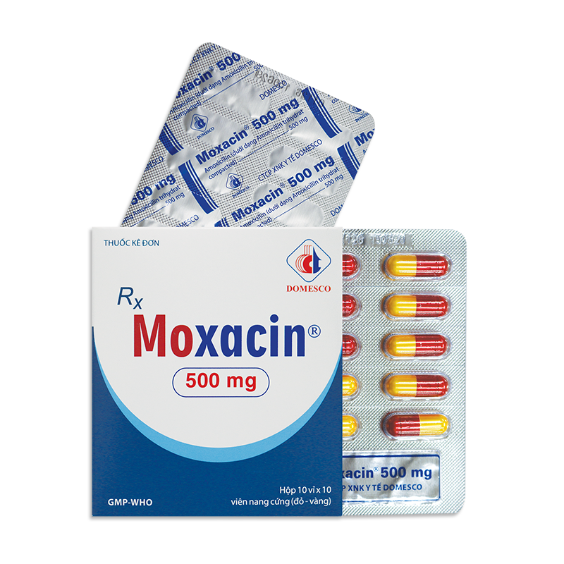 MOXACIN 500MG (ĐỎ VÀNG)