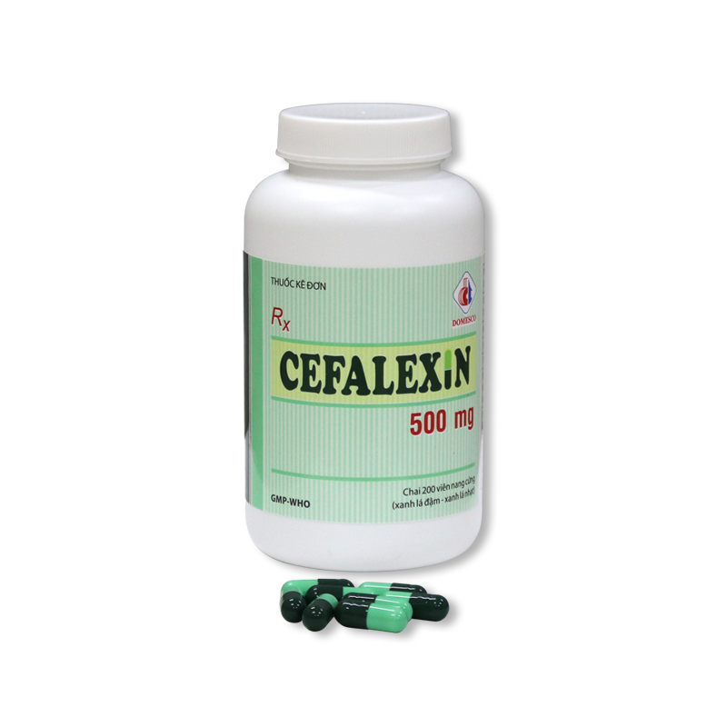 CEFALEXIN 500MG (XANH LÁ ĐẬM - XANH LÁ NHẠT)