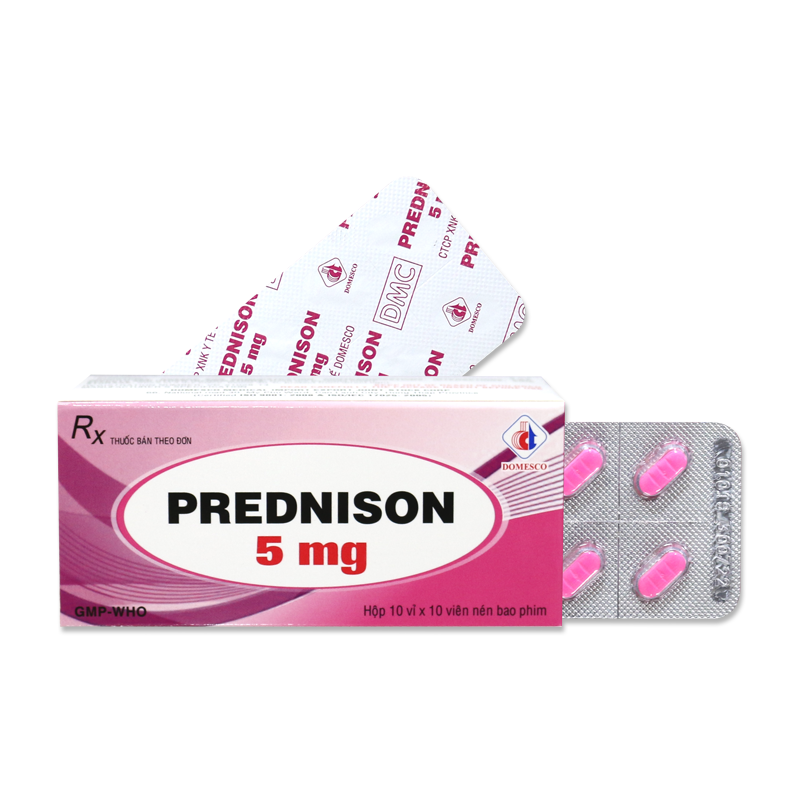 PREDNISON 5MG - VIÊN NÉN BAO PHIM