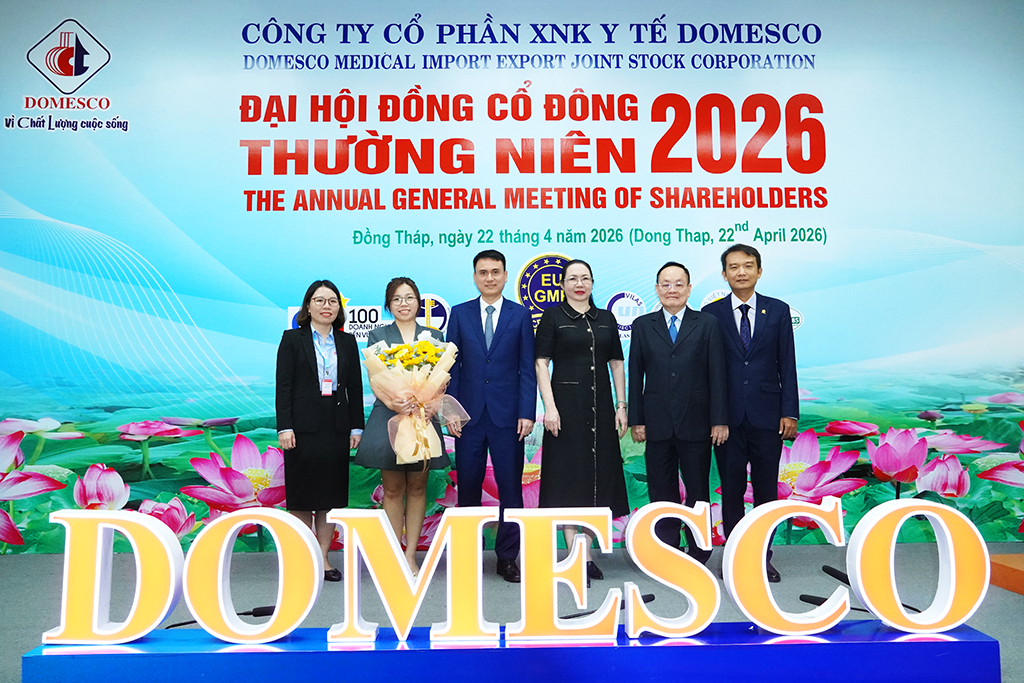 DOMESCO TỔ CHỨC THÀNH CÔNG ĐẠI HỘI ĐỒNG CỔ ĐÔNG THƯỜNG NIÊN NĂM 2026
