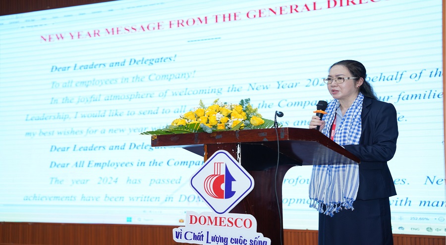 DOMESCO TỔNG KẾT HOẠT ĐỘNG NĂM 2024 VÀ HỘI NGHỊ NGƯỜI LAO ĐỘNG NĂM 2025	